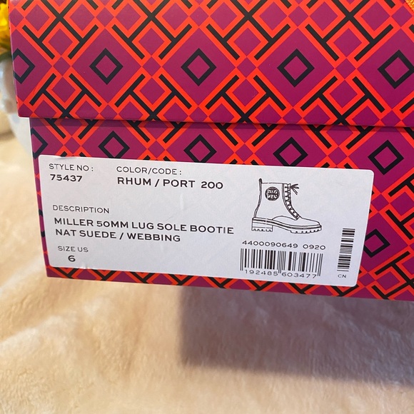 TORY BURCH MILLER SUEDE BOOTIES - Picture 9 of 9